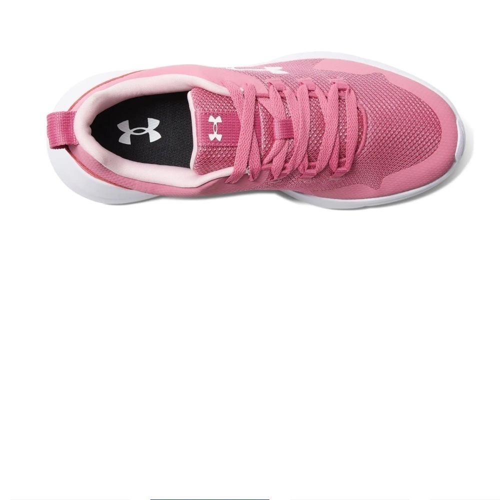 NIB WOMENS Under Armour Essential Pace Pink WHITE SIZE 7 ATHLETIC SHOES​​​​​​​ - Picture 3 of 5